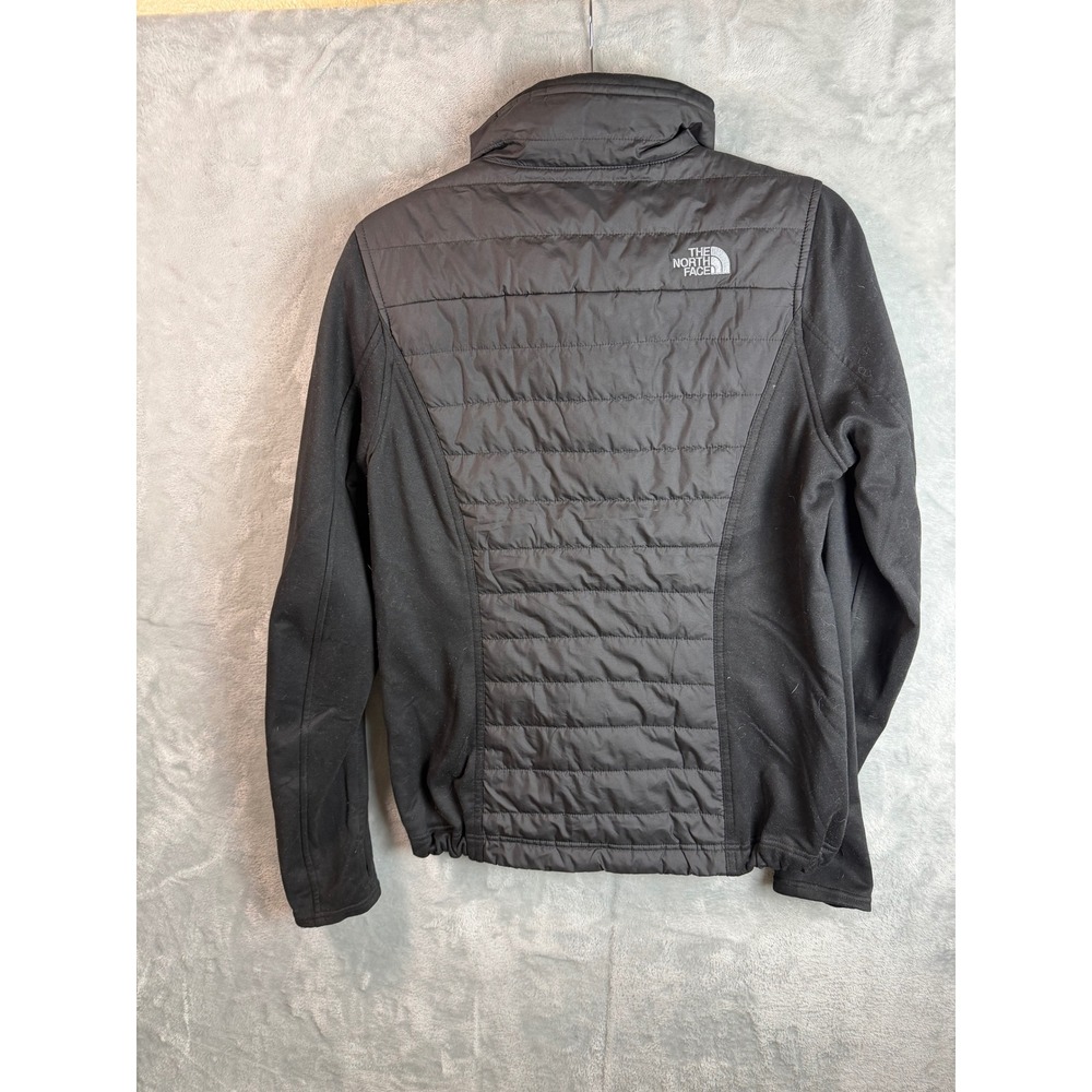 THE NORTH FACE Momentum Thermoball Jacket Womens M Black Hybrid Quilted Full Zip - Picture 2 of 7